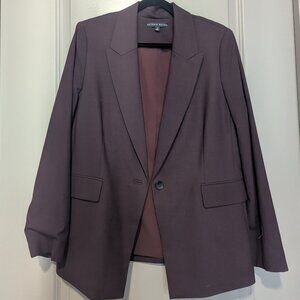 Antonio Melanie Burgundy Blazer